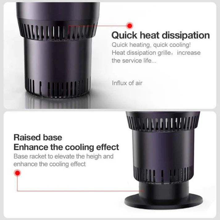 2-in-1 Portable Car Cup Cooler & Warmer (12V)